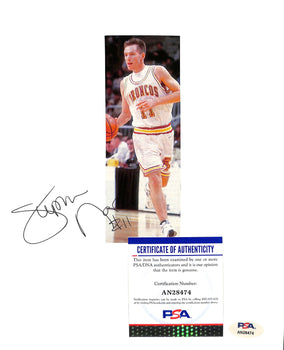 Steve Nash Signed/Auto Vintage 2X6 Photo Santa Clara Broncos Psa/Dna 185165