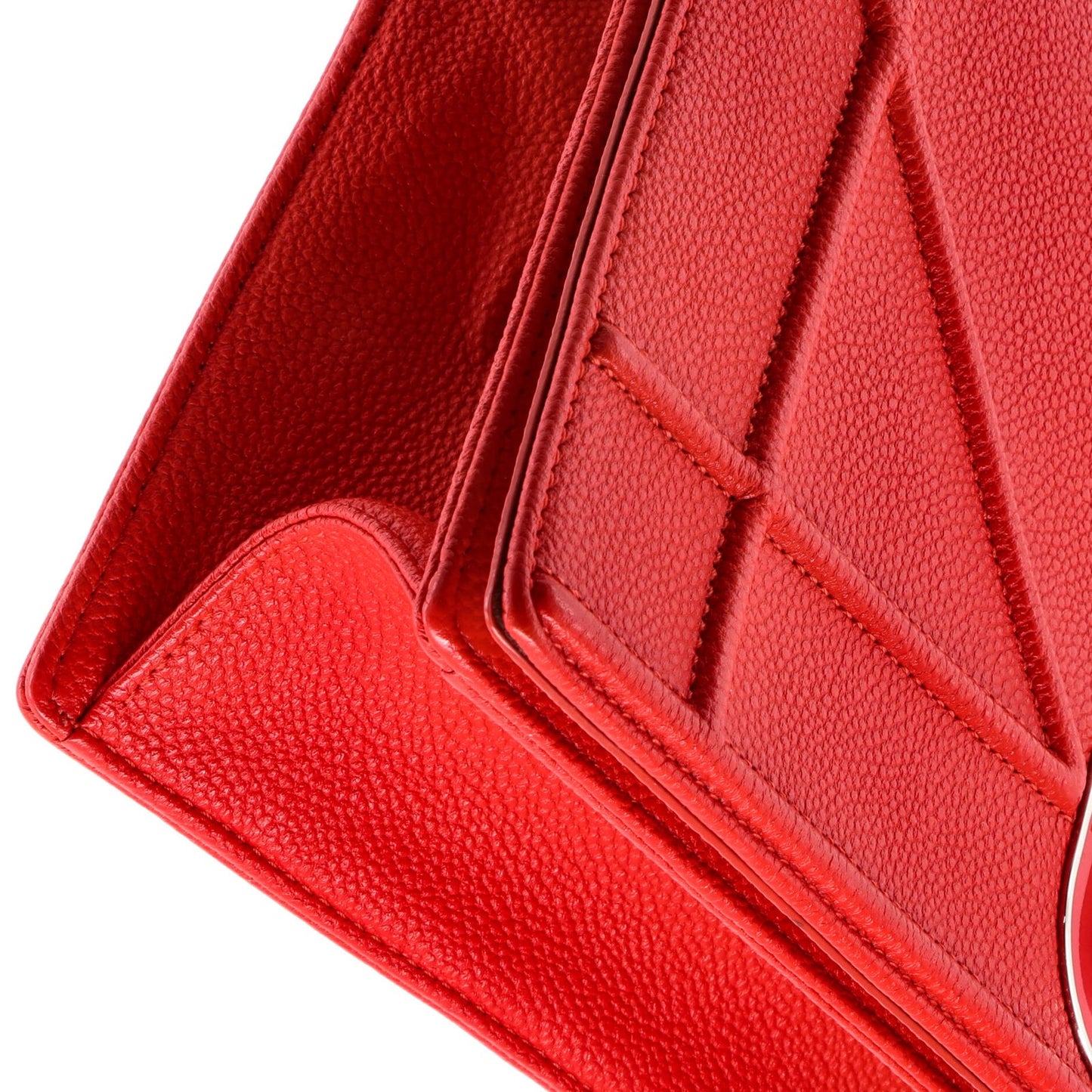 Christian Dior Diorama Flap Bag Grained Calfskin Medium