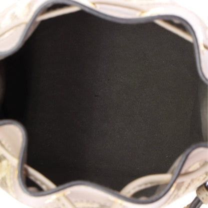 Fendi Mon Tresor Bucket Bag Zucca Velvet Jacquard Mini