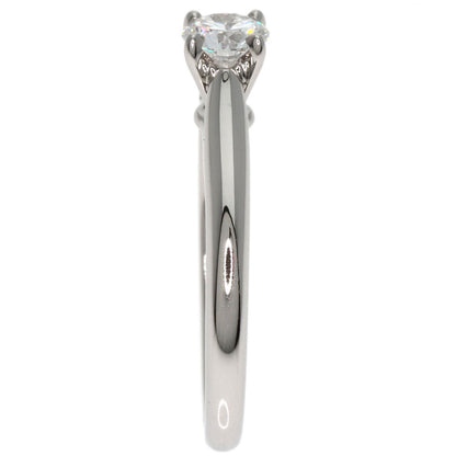 CARTIER   Ring Solitaire Diamond #45 Platinum