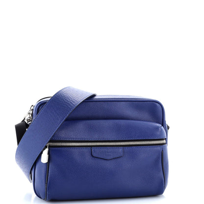 PM Louis Vuitton Outdoor Messenger Bag Taiga Leather