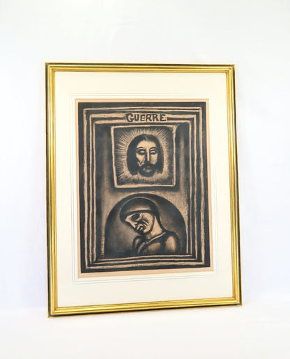 Georges Rouault Les Ruines Elles-Mmes Ont Pri 1926 Original Etching Framed