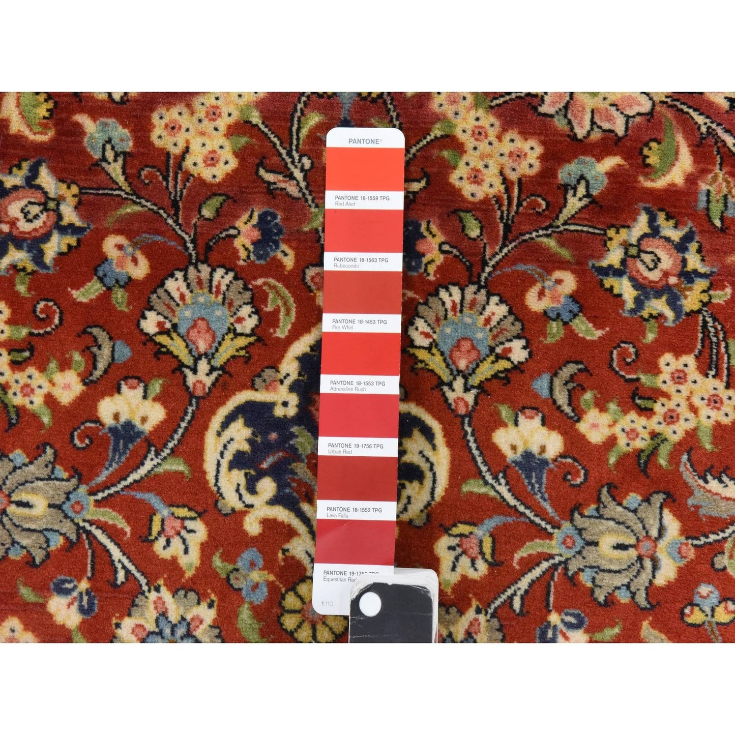 Knotted 2'8"x16'6" Red Runner Rug New Zoroastrian 250 KPSI Pure Wool Hand