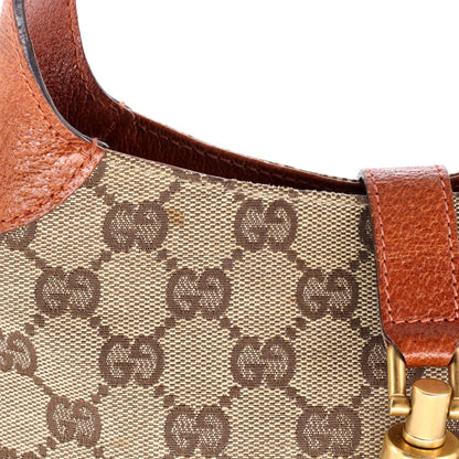 Gucci Piston Lock Jackie Hobo Gg Canvas Mini