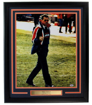 Mike Ditka Hof Signed/Auto 16X20 Photo Chicago Bears Framed Psa/Dna 200963