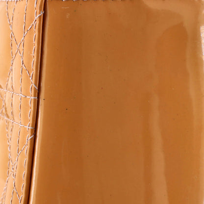 Christian Dior Lady Dior Bag Cannage Quilt Patent Large