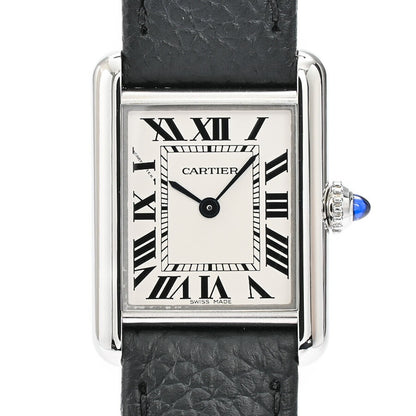 Used Cartier Tank Mast Sm Wsta0042 Silver Ladies Watch #2157