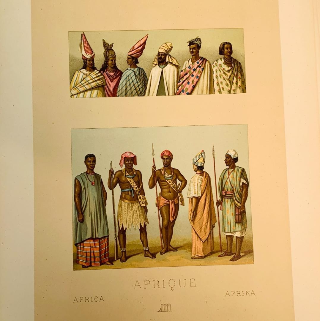Le Costume Historique Europe I By Racinet - 19Thc French Lithograph Costume Book