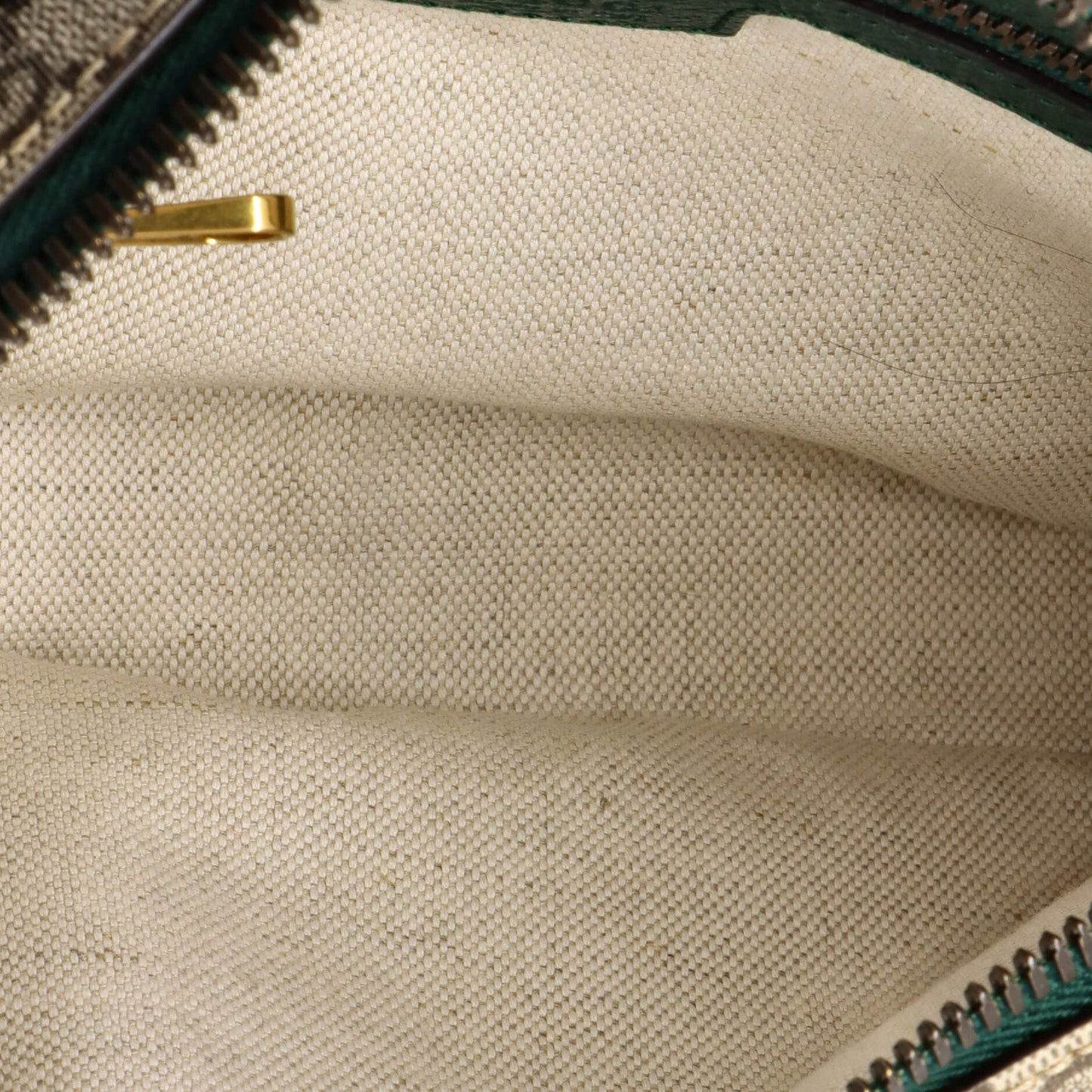 Gucci Front Zip Belt Bag Gg Coated Canvas And Quilted Mini Gg Canvas Medium