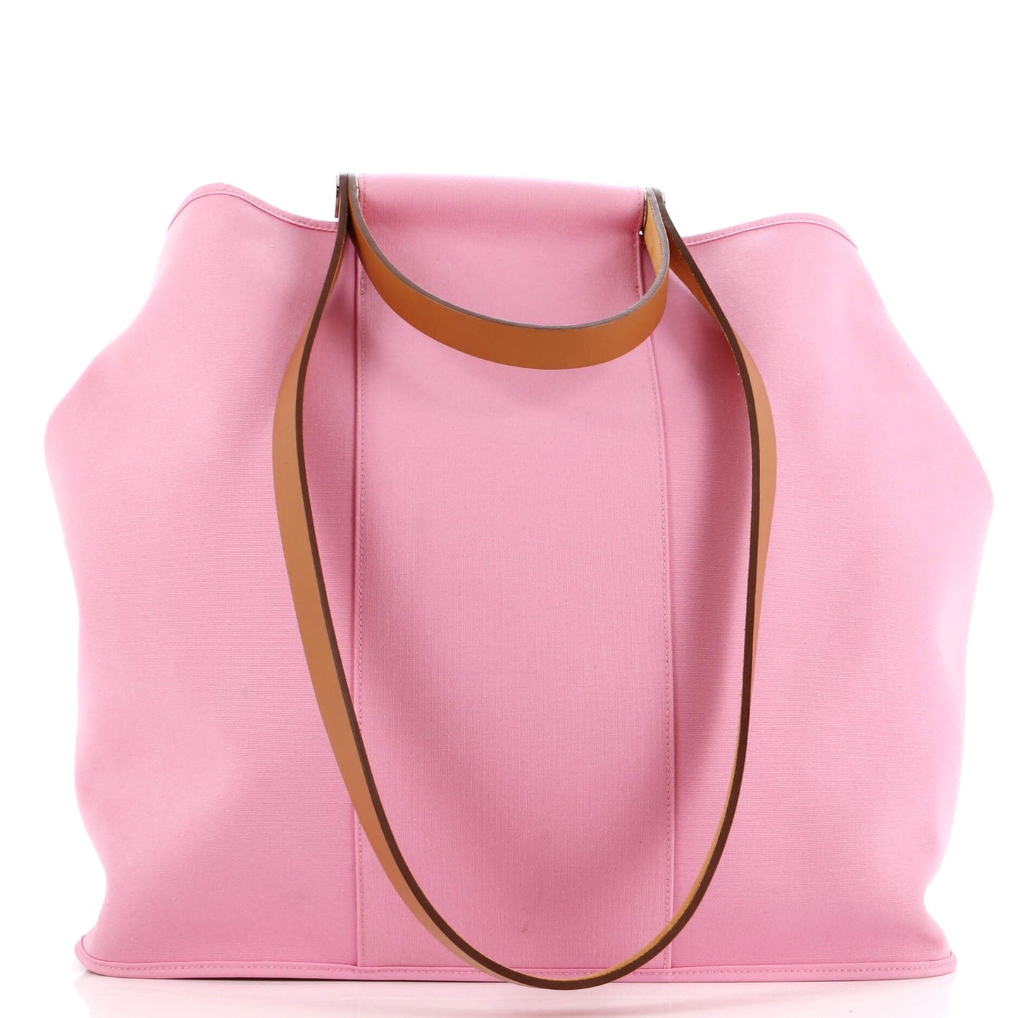 Hermes Cabag Elan Toile And Leather 39