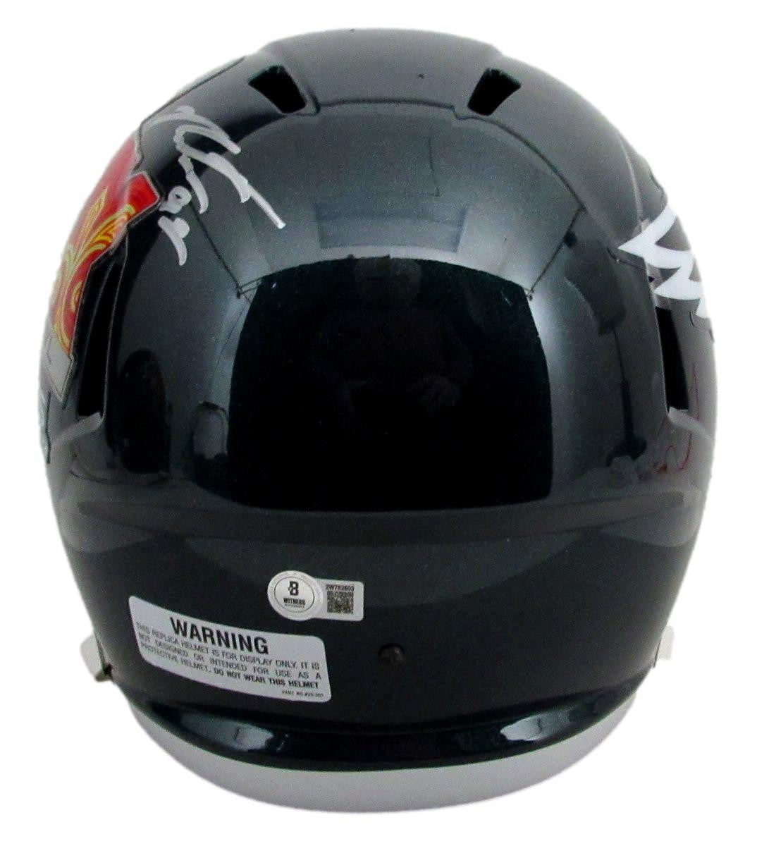 Jalen Carter Signed/Auto Speed Full Size Replica Sb Lix Helmet Eagles Bas 194510