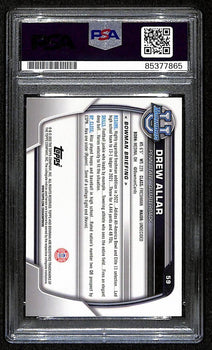 Drew Allar Penn State Signed 2022 Bowman U Pink