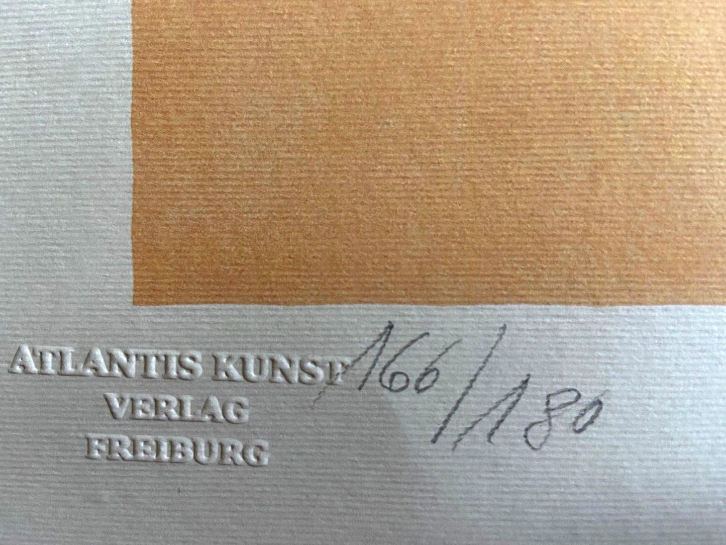 Egon Schiele "Eva" Lithograph From An Signed Op Numbered