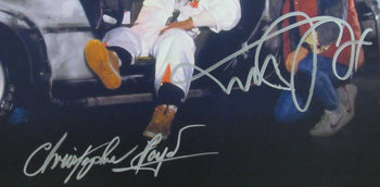 Michael J Fox/Christopher Lloyd Sign/Auto 16X20