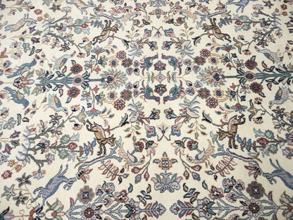 Handmade Extra Large Oriental Rug Animal Design