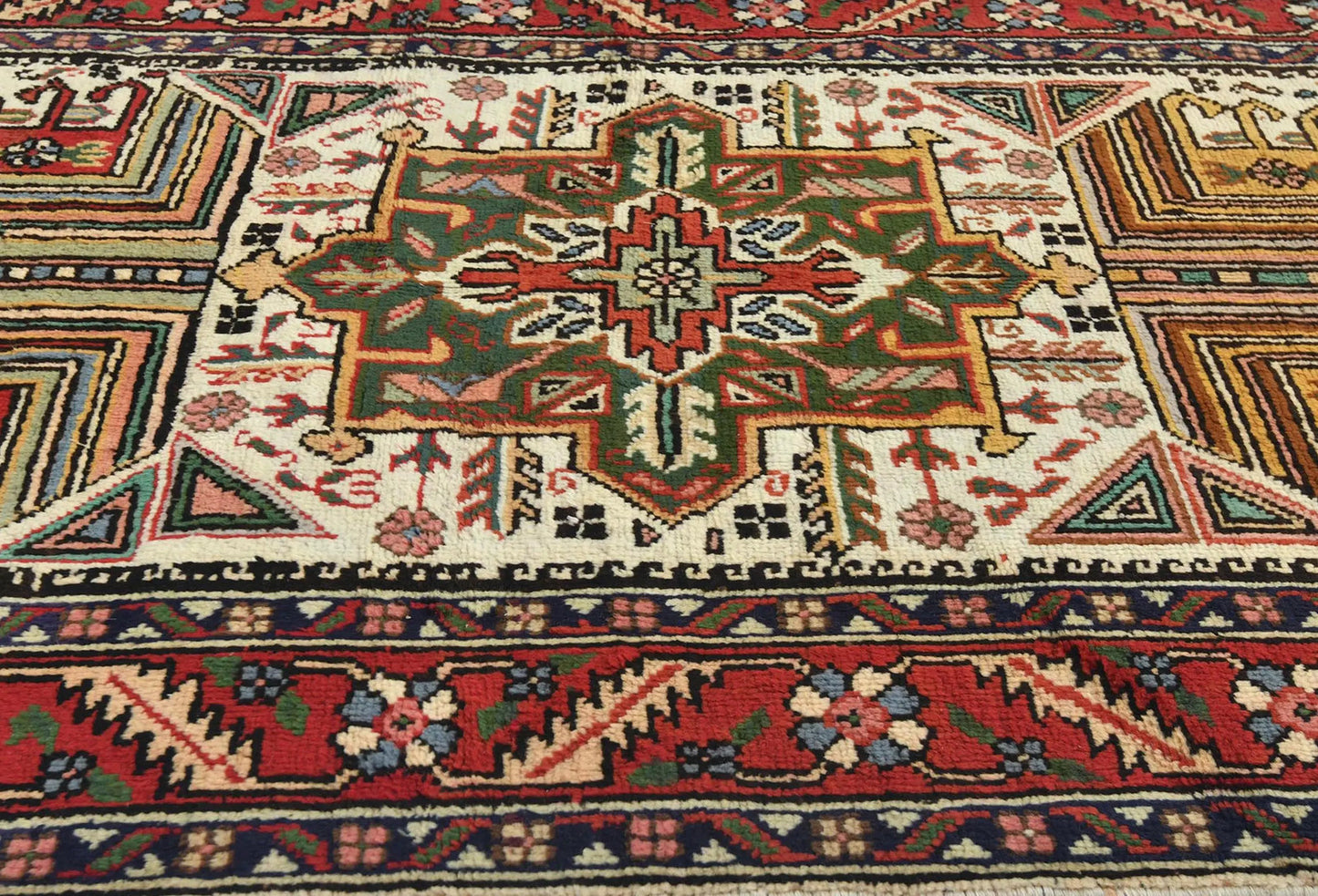 Hand-Knotted Wool Oriental Runner Rug 3X12 ft