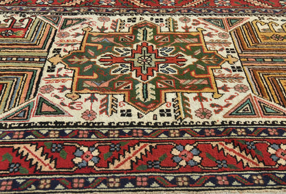 Hand-Knotted Wool Oriental Runner Rug 3X12 ft