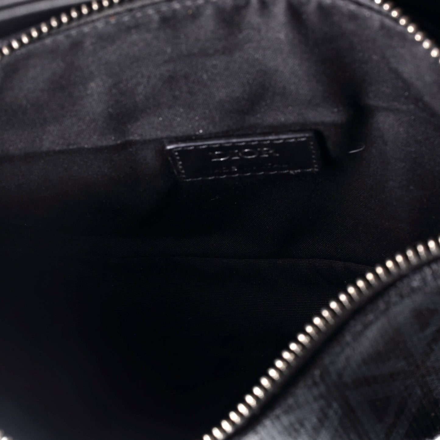 Christian Dior Saddle Crossbody Bag Cd Diamond Coated Canvas And Leather