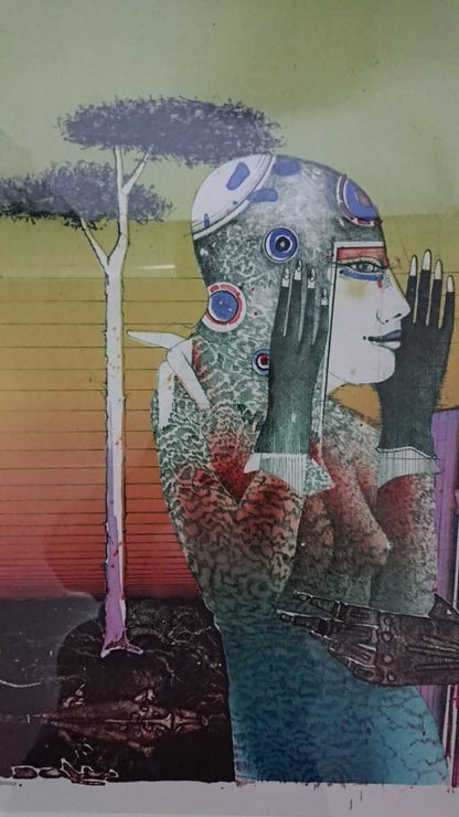 Paul Wunderlich 1987 Original Lithograph Hand