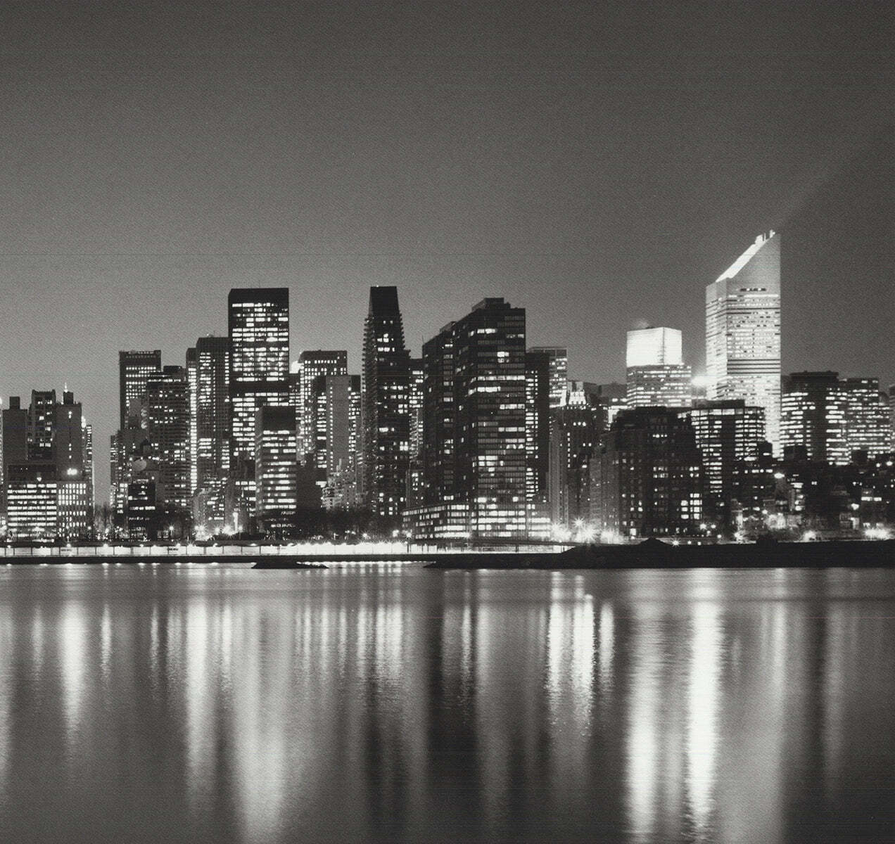 Henri Silberman Manhattan East Side " Offset Lithograph Photo