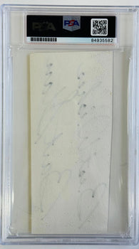 Bart Starr Autographed Cut Psa Gem Mt 10