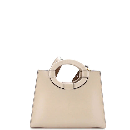 Fendi Runaway Shopper Tote Perforated Leather Small