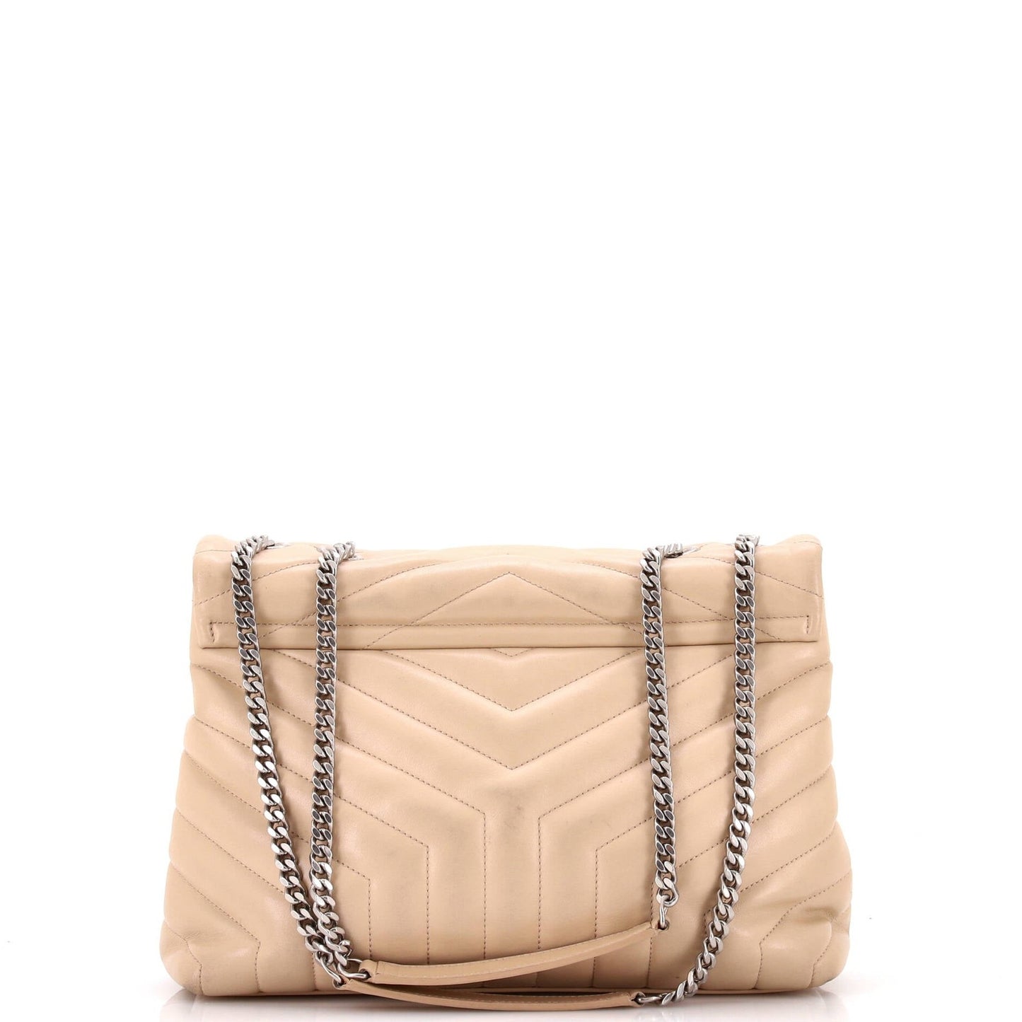 Saint Laurent Loulou Shoulder Bag Matelasse Chevron Leather Medium