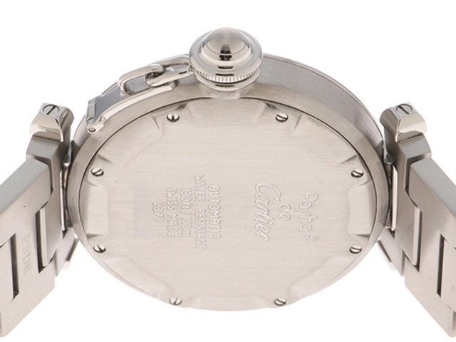 Cartier Pasha C Meridian Gmt W31029M7 Silver Automatic