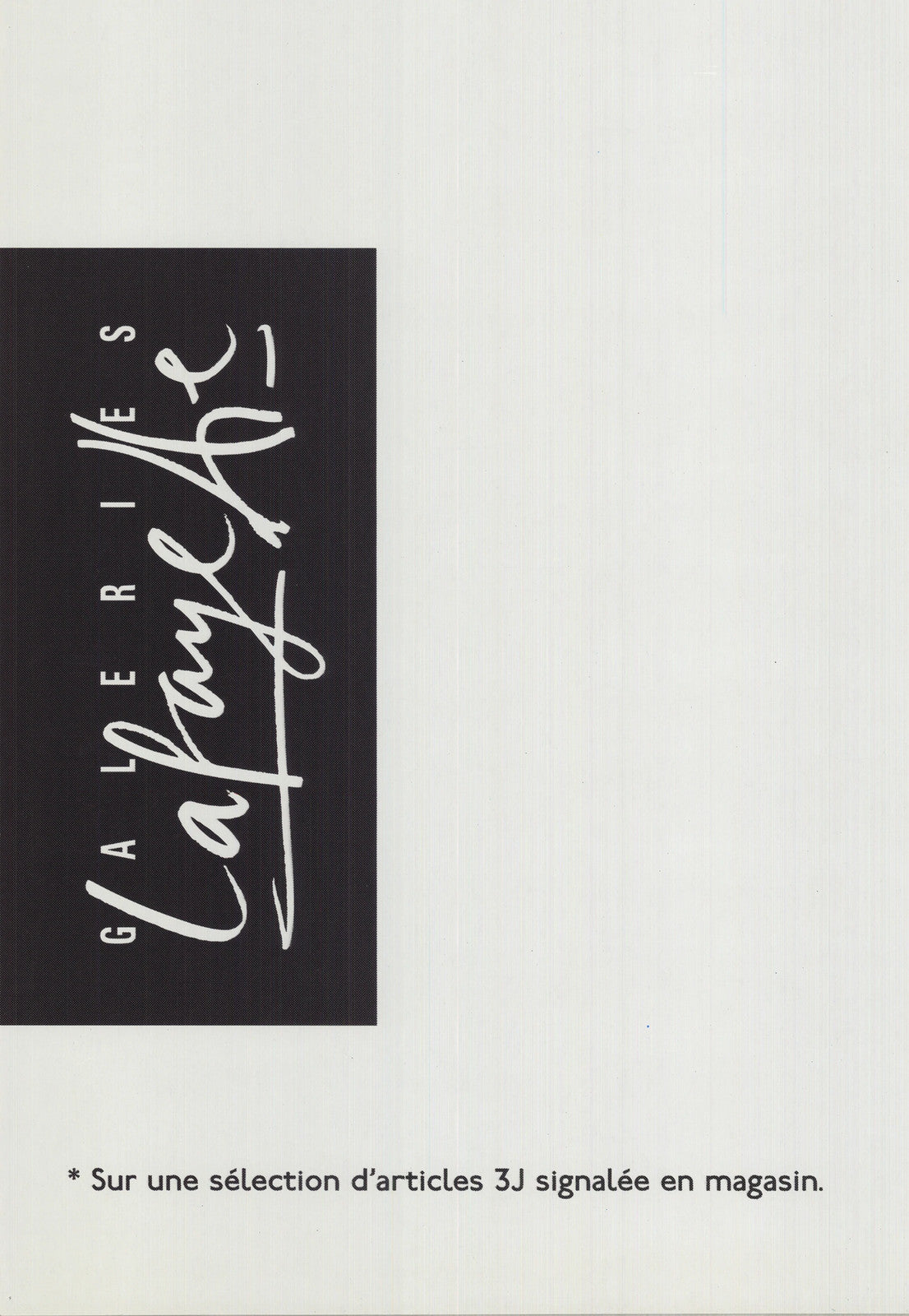 Jean-Paul Goude Galeries Lafayette " Offset Lithograph Vintage Whit