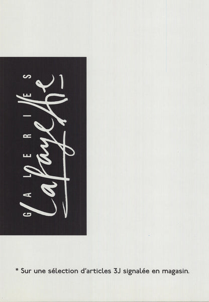 Jean-Paul Goude Galeries Lafayette " Offset Lithograph Vintage Whit