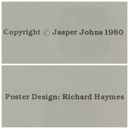 Jasper Johns  Drawings 1970-80 Exhibition Poster New Unused