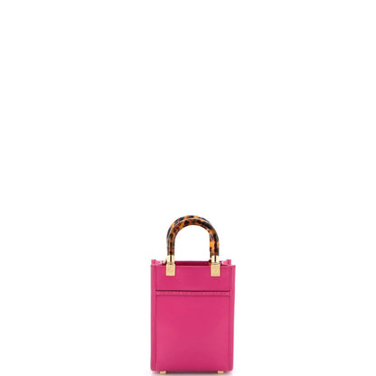 Fendi Sunshine Shopper Tote Leather Mini