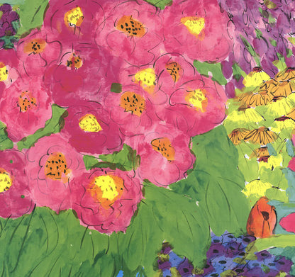 WALASSE TING Still-Life with Pink Cat 37.75" x 54.5" Offset Lithograph 1993 Cont