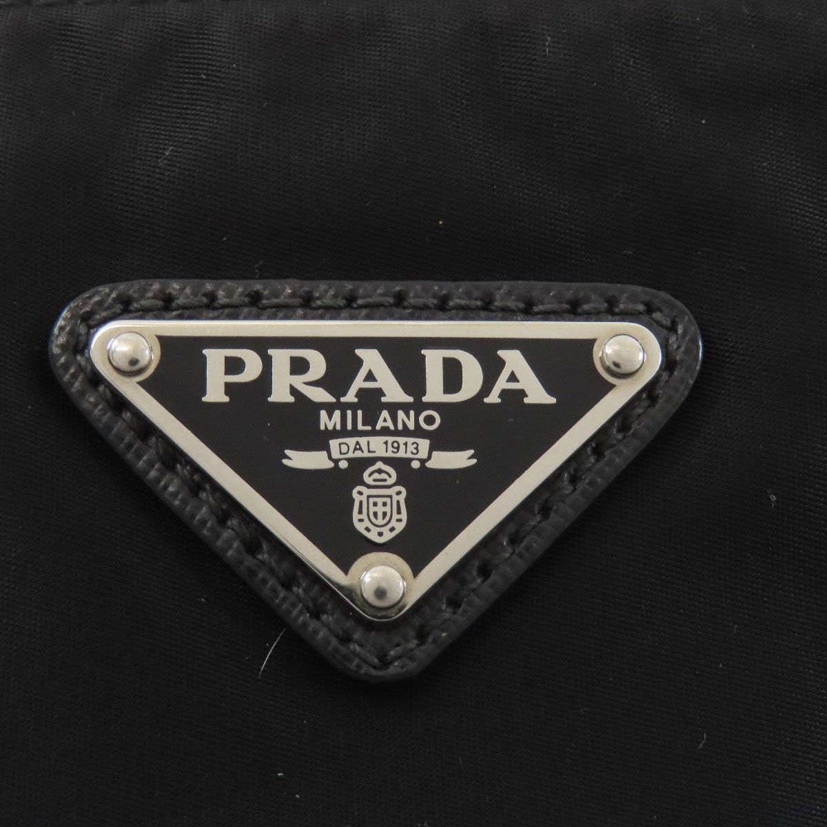 Nylon PRADA Logo Hardware Shoulder Bag
