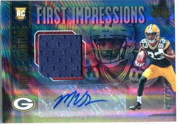 Marquez Valdes-Scantling 2018 Panini Illusions First Impressions Jersey/Autograp