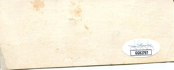 Johnny Unitas Autographed Cut (Jsa)