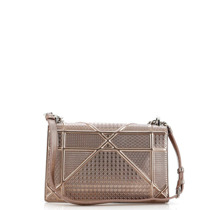 Christian Dior Diorama Flap Bag Cannage Embossed Calfskin Medium