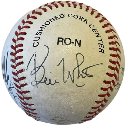 Old Timers Autographed Official Major League Baseball