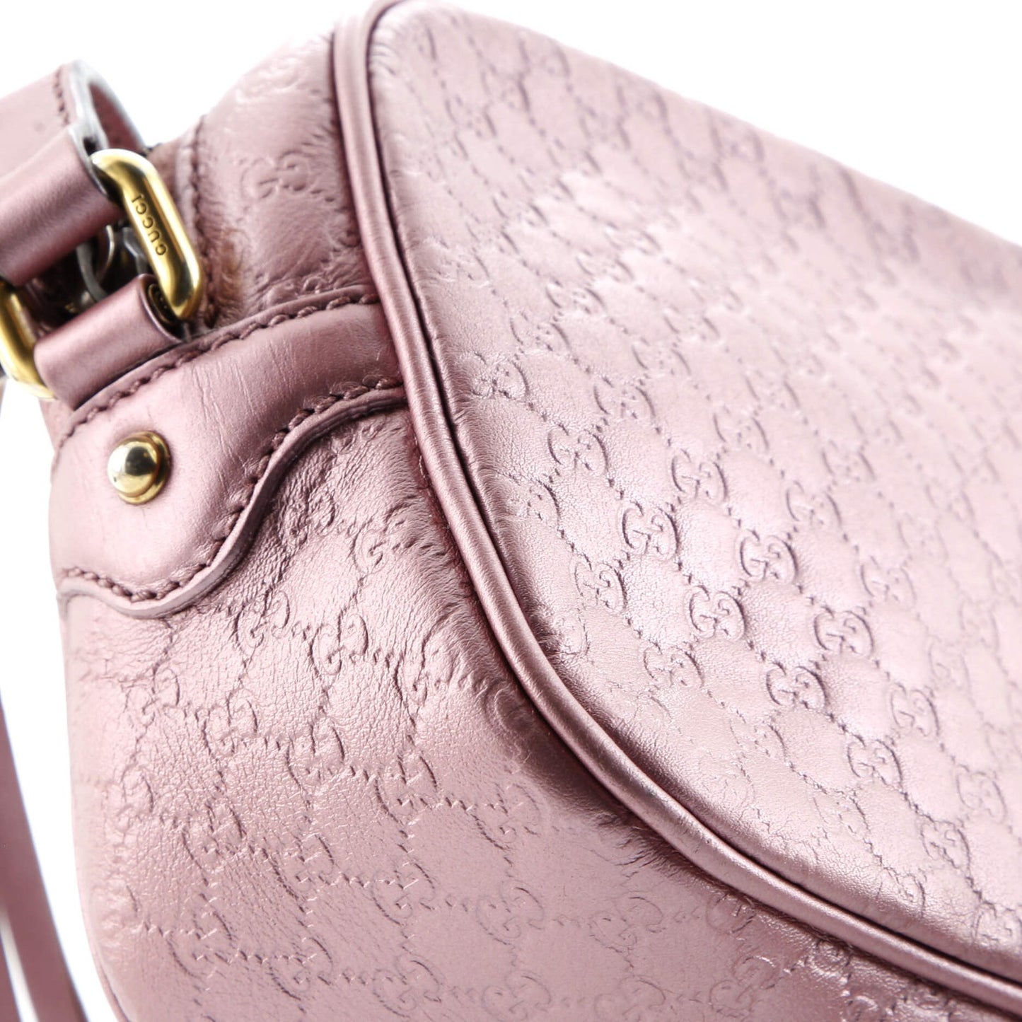 Gucci Sunshine Disco Crossbody Bag Microguccissima Leather Small