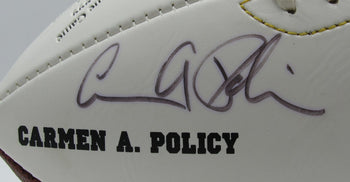Carmen Policy/Al Lerner Dual-Autographed Full