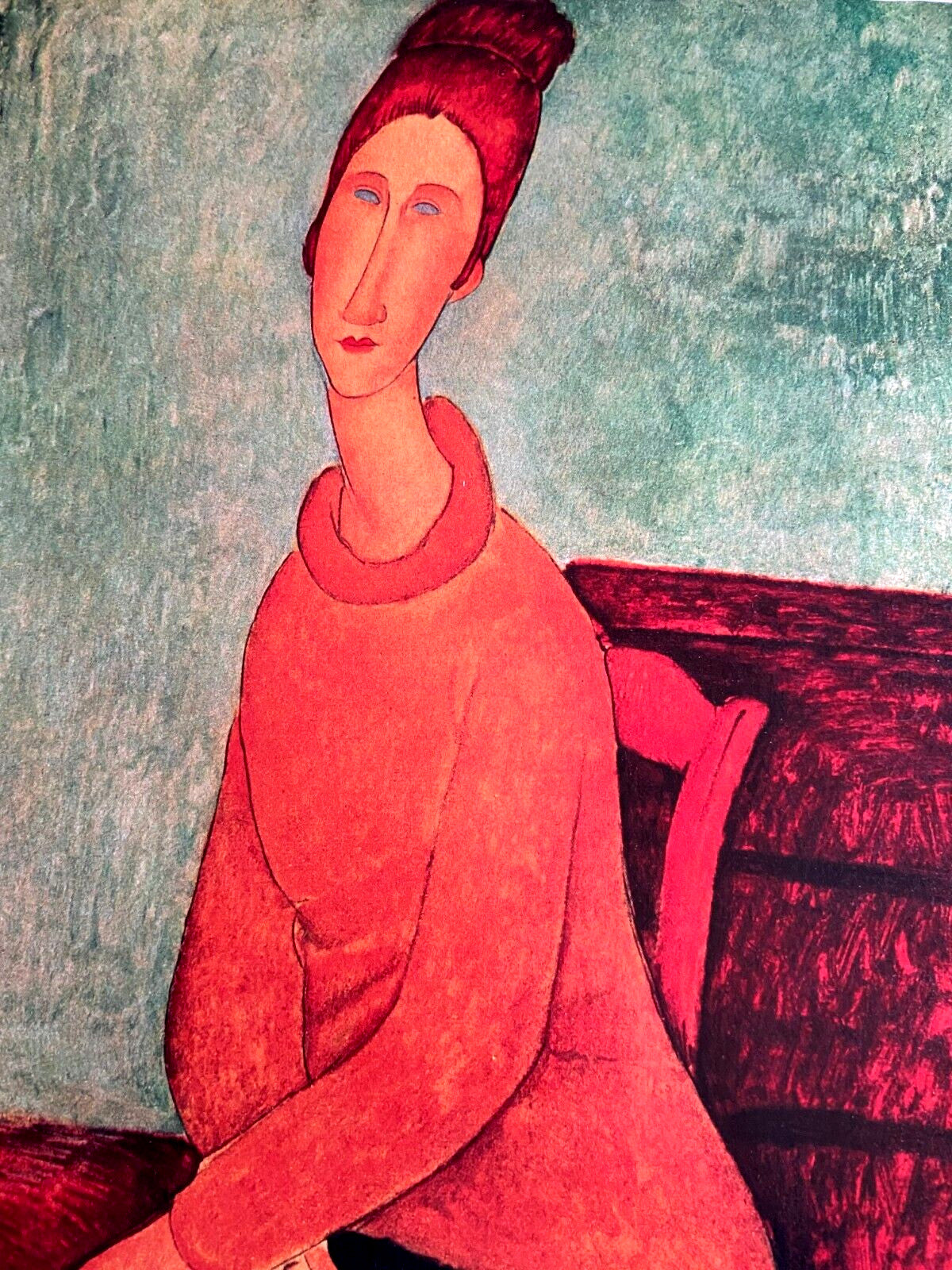 Amedeo Modigliani Lithograph Coa 1952 Museum Signed - Edvard Munch