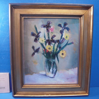 Ricardo Zamorano Original Oil Painting 'Iris And