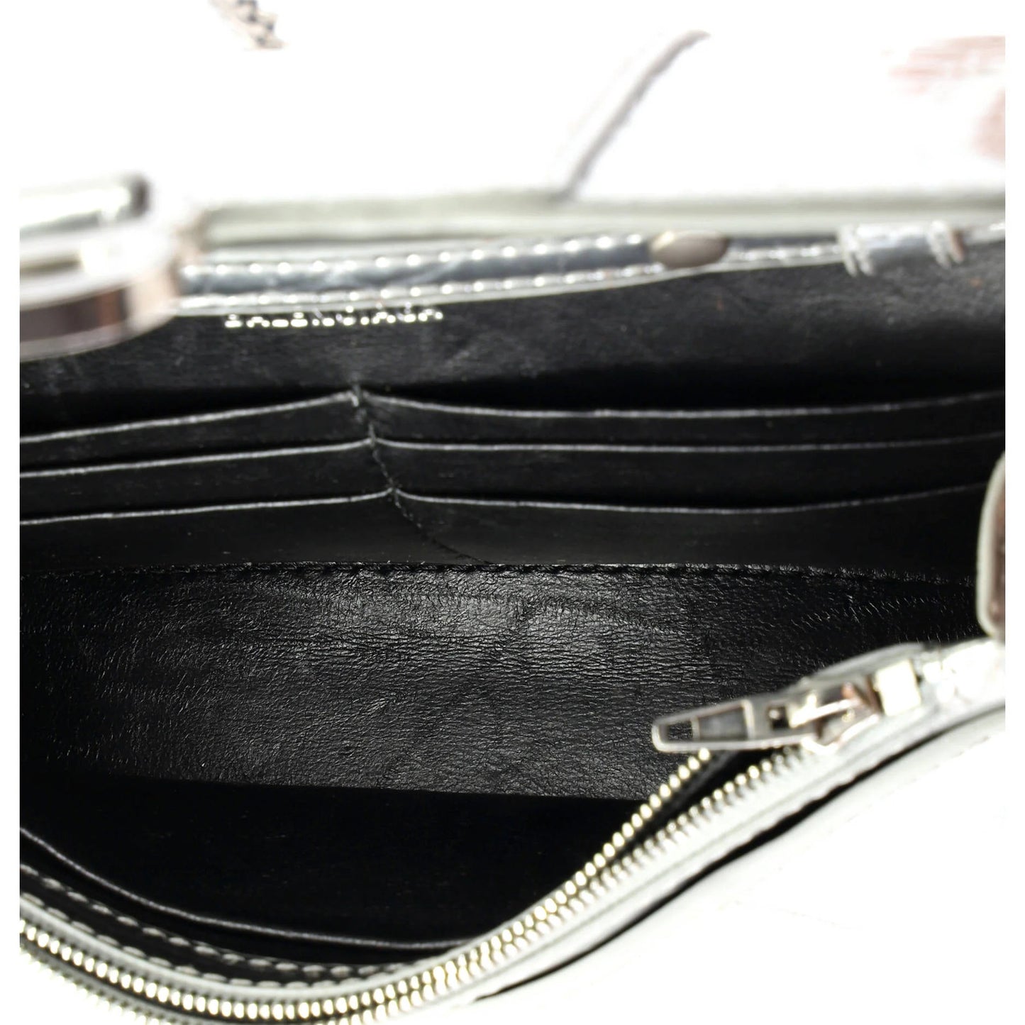 Balenciaga Hourglass Crossbody Bag Crocodile Embossed Leather Xs