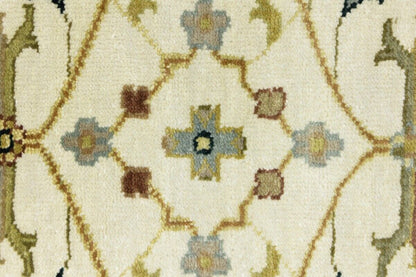 Hand-Knotted Peshawar Chobi Floral Oriental