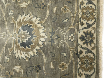 2'6X8 Ft Hand-Knotted Oushak Chobi Wool Runner