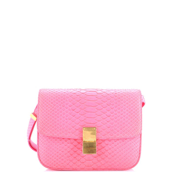 Celine Classic Box Bag Python Medium