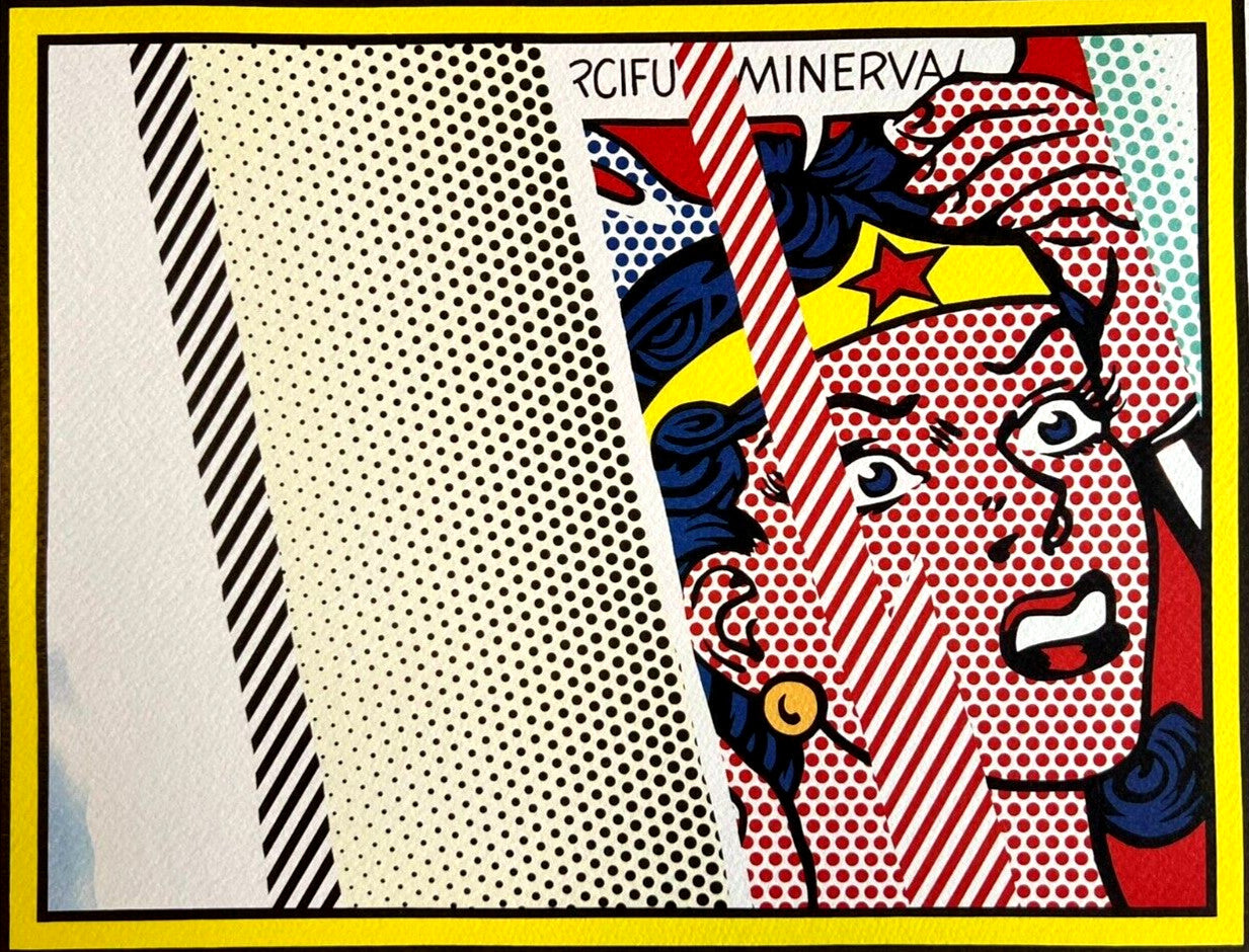 Roy Lichtenstein Lithograph Coa Signed Op Numbered