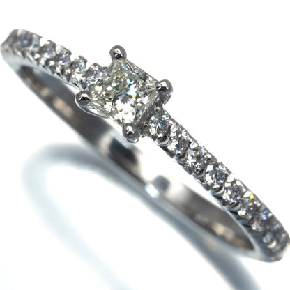 Tiffany&Co. Ring Princess-Cut Solitaire Diamond