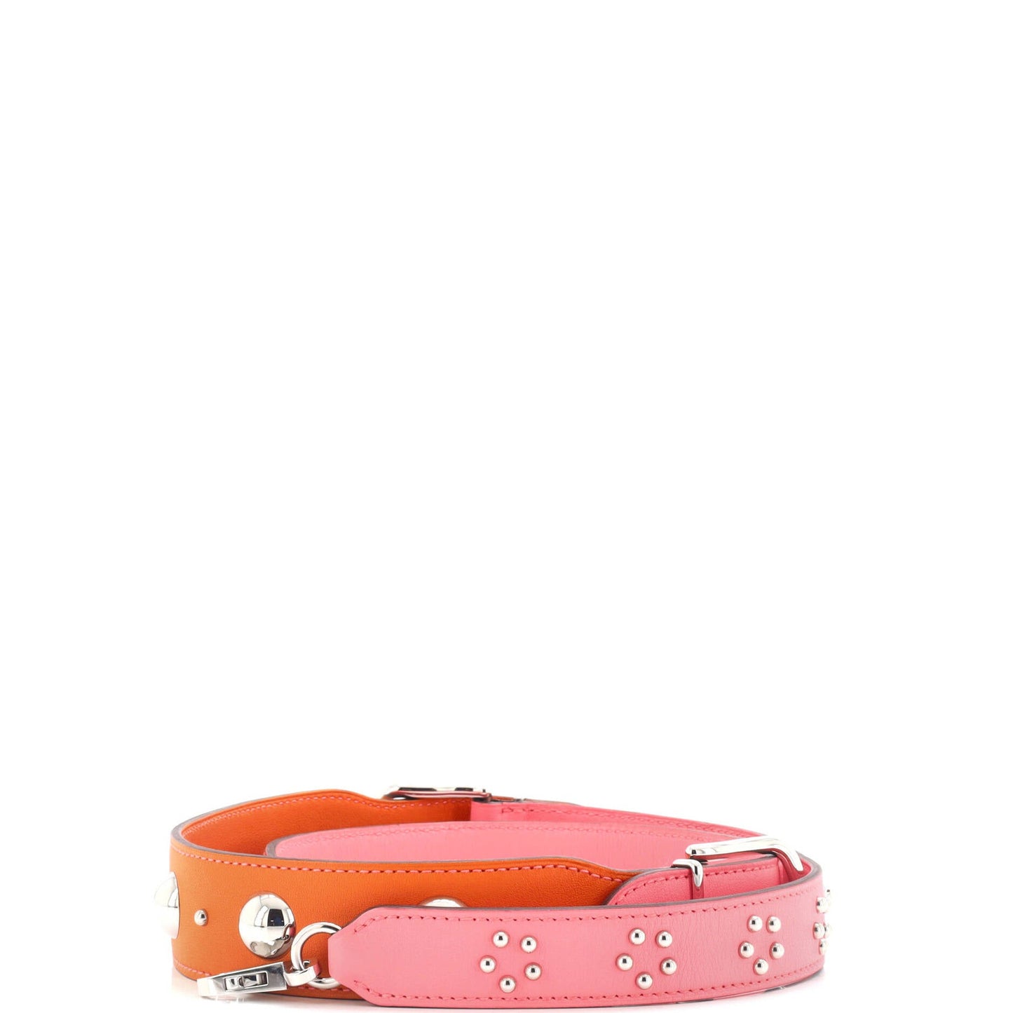 Hermes Carnaby Losange Shoulder Strap Studded Leather