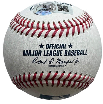 Wyatt Langford Autographed Official Major League Baseball (Beckett)